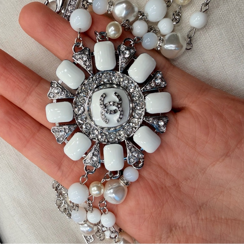 Chanel Multi-Strand Statement Choker Necklace - image 8